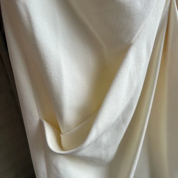 🆕 Donna Karan New York Ivory Sheath Dress Midi Work Wedding S2 S6 S8 S10 Office - Picture 5 of 16